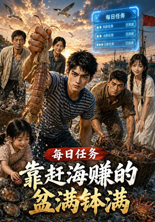 每日任务，靠赶海赚的盆满钵满 cover