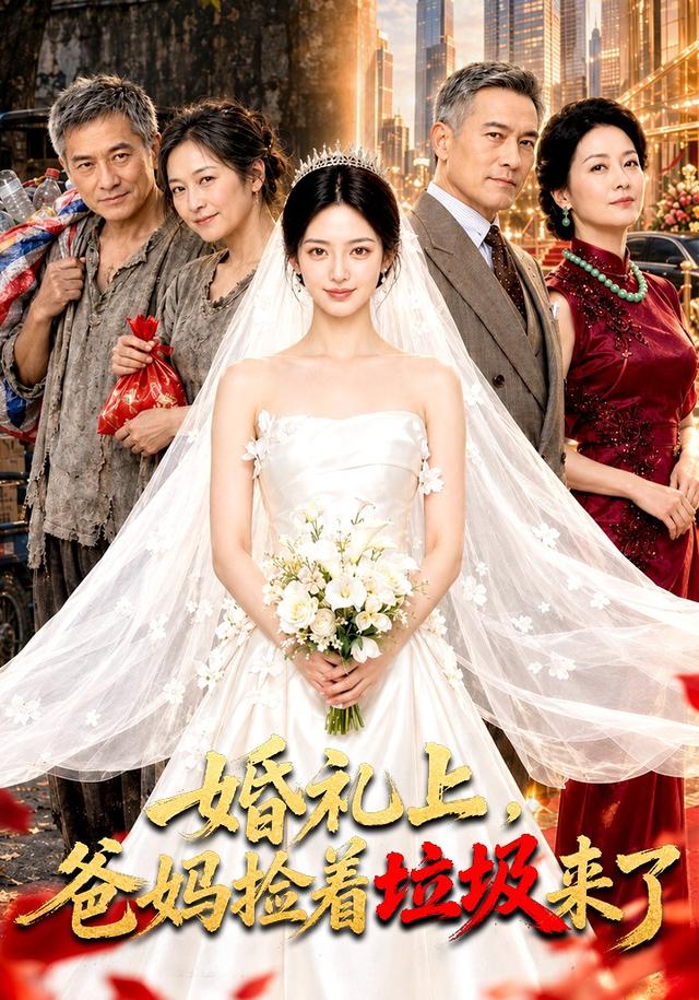 婚礼上，爸妈捡着垃圾来了