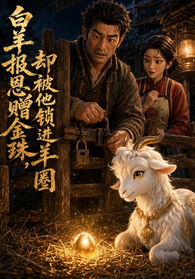 白羊报恩赠金珠，却被他锁进羊圈