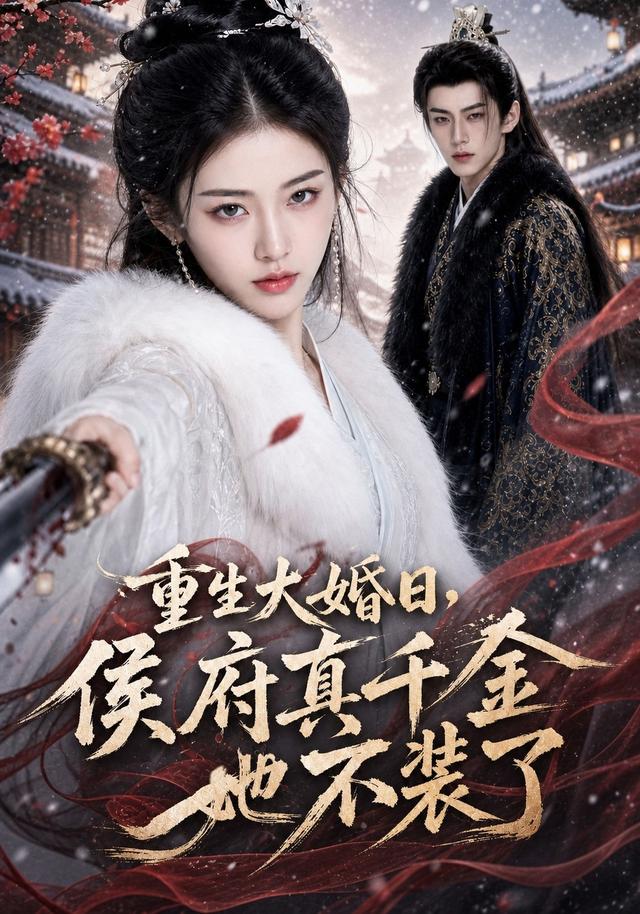 重生大婚日，侯府真千金她不装了 cover