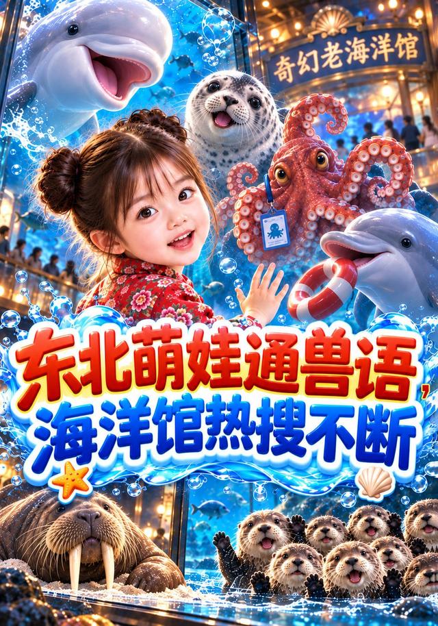 东北萌娃通兽语，海洋馆热搜不断