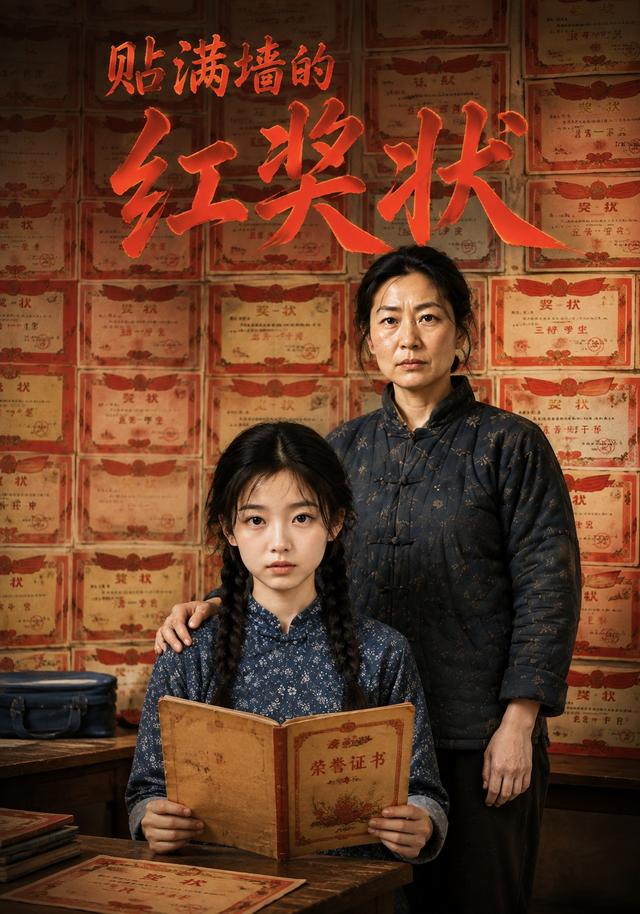 贴满墙的红奖状