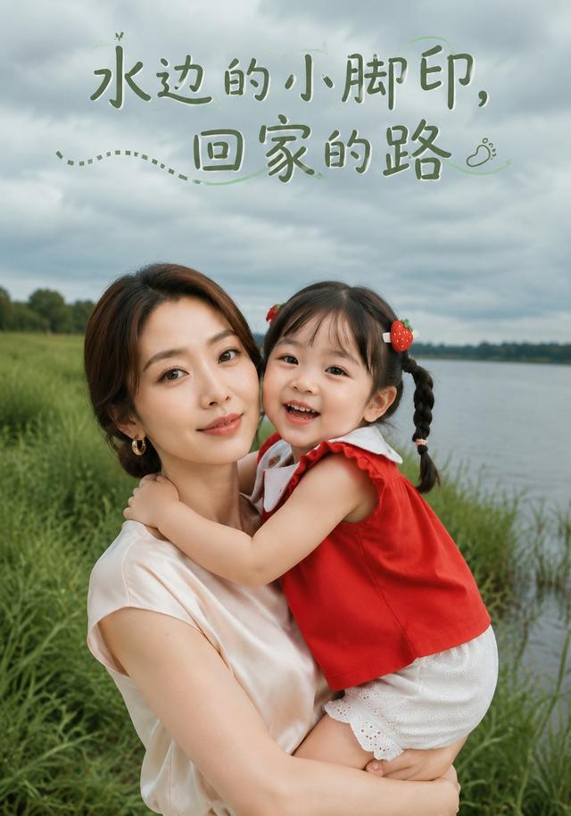 水边的小脚印，回家的路