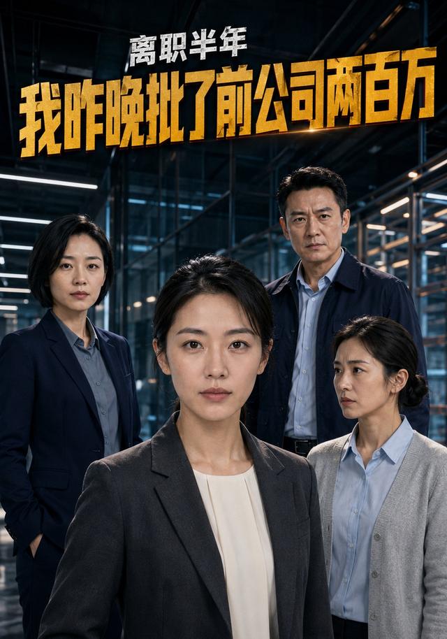 离职半年，我昨晚批了前公司两百万 cover
