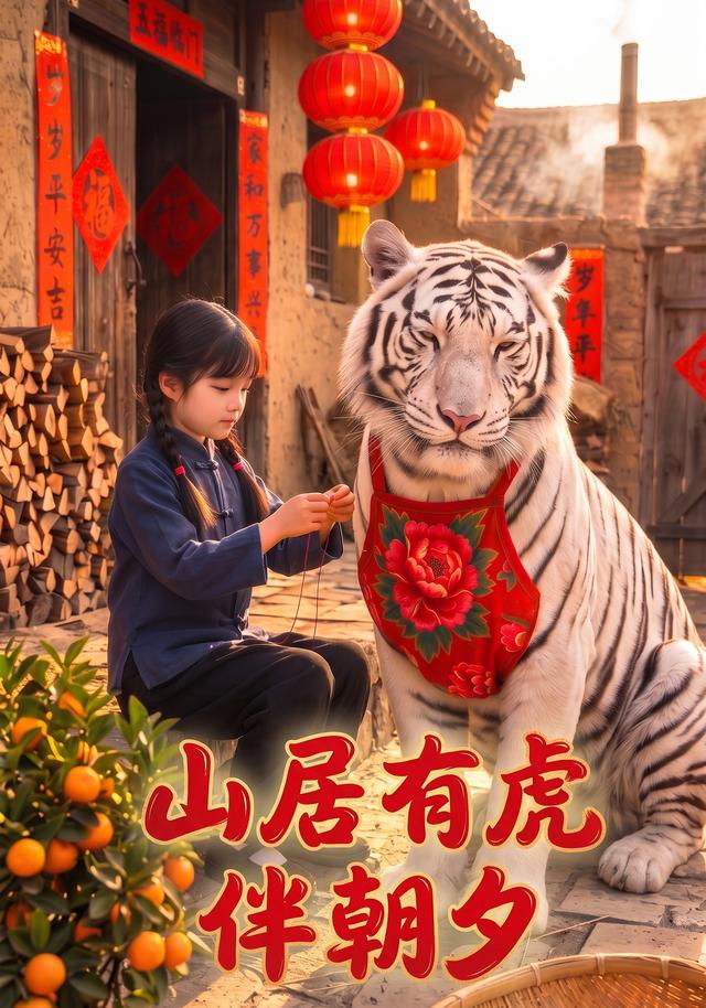 山居有虎伴朝夕