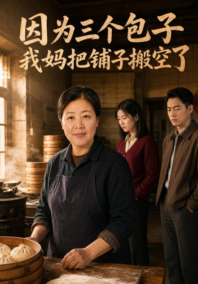 因为三个包子我妈把铺子搬空了