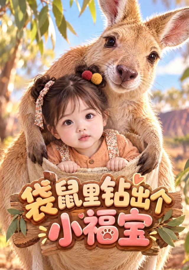 袋鼠里钻出个小福宝封面