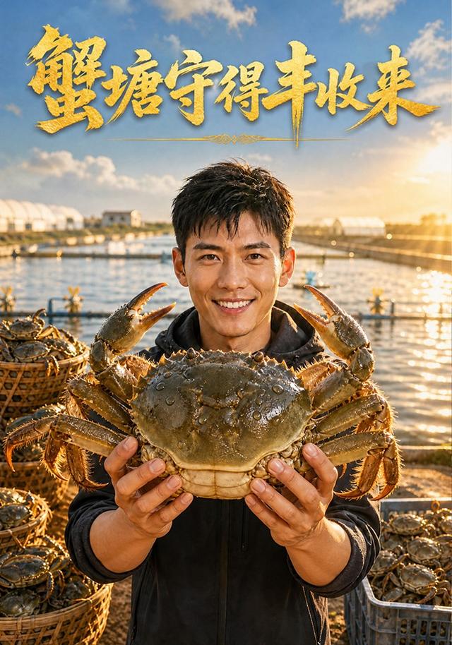 蟹塘守得丰收来