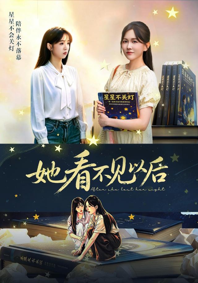 她看不见以后