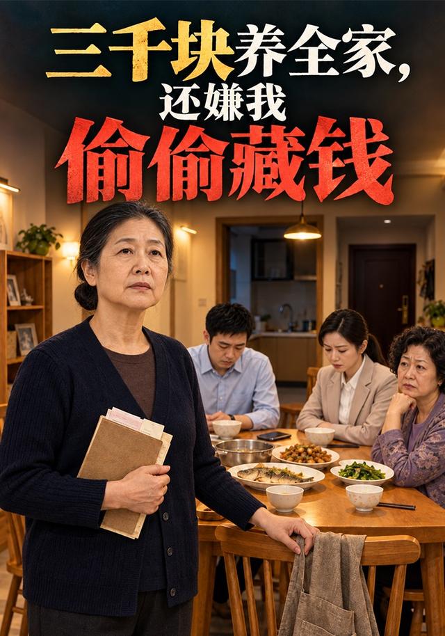 三千块养全家，还嫌我偷偷藏钱