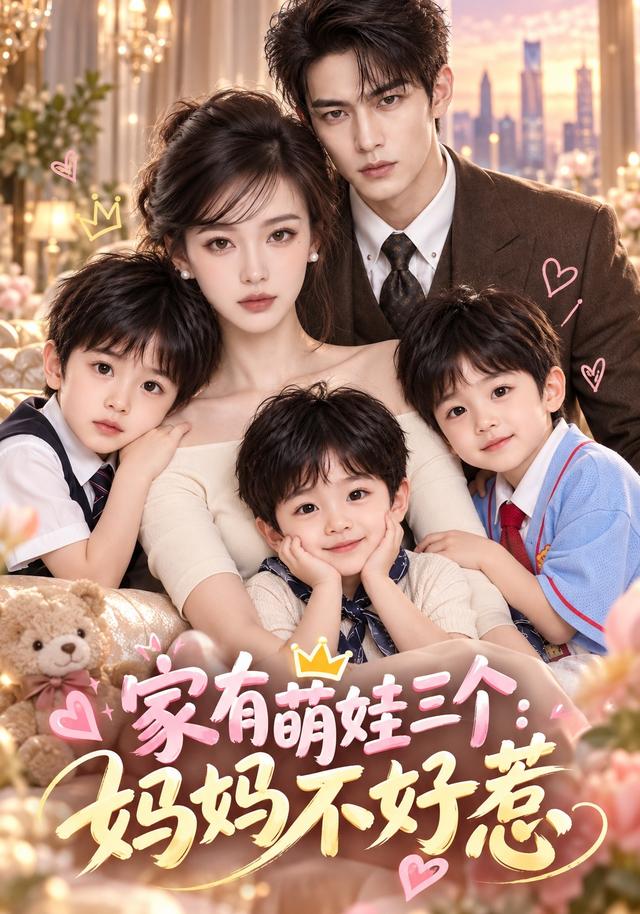 家有萌娃三个：妈妈不好惹