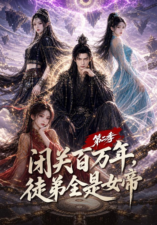 闭关百万年，徒弟全是女帝第二季封面