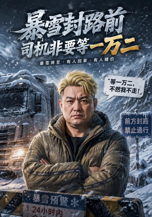 暴雪封路前，司机非要等一万二