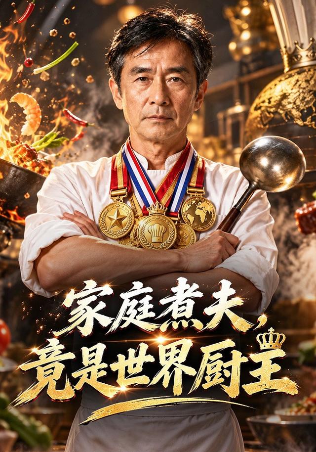 《家庭煮夫，竟是世界厨王》作品海报