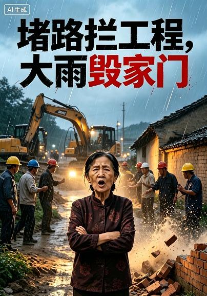 堵路拦工程，大雨毁家门 cover