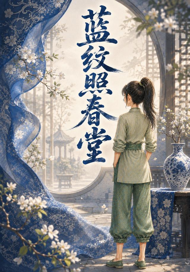 蓝纹照春堂