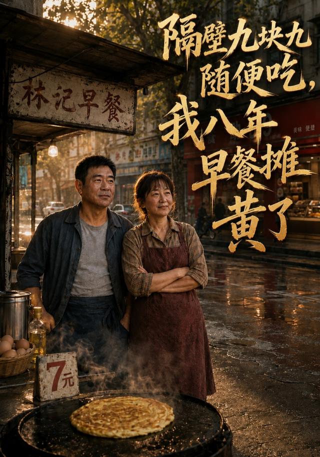 隔壁九块九随便吃，我八年早餐摊黄了 cover