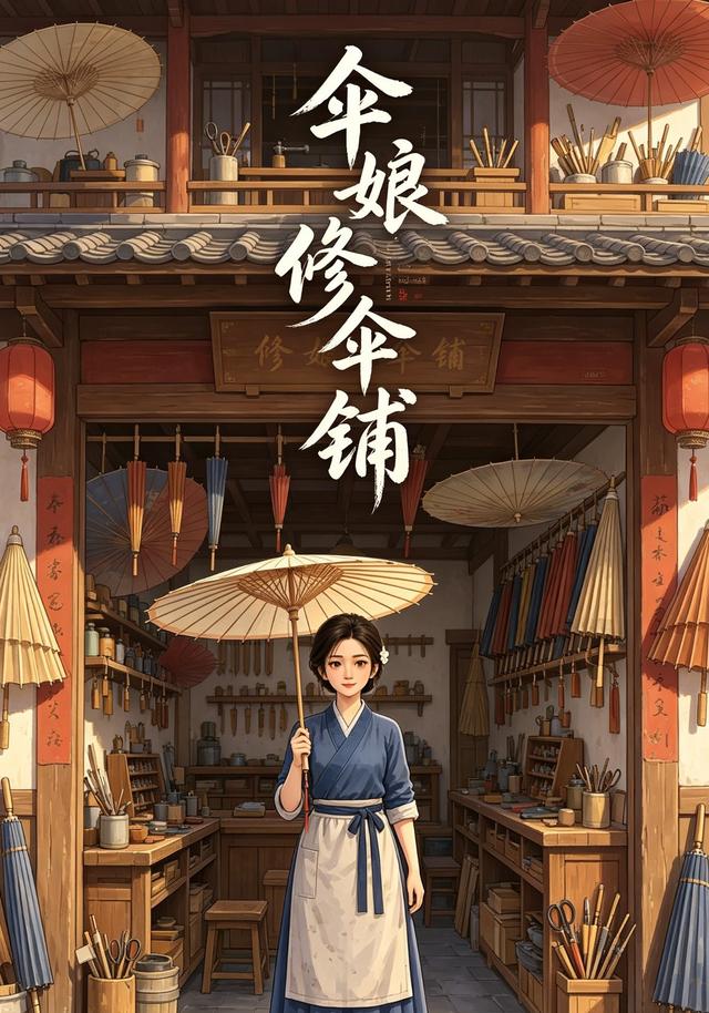 伞娘修伞铺