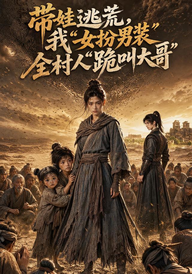 带娃逃荒，我“女扮男装”全村人跪叫大哥 cover