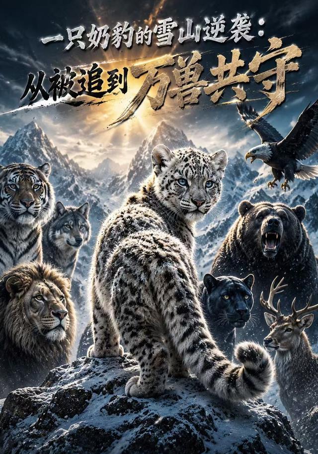 一只奶豹的雪山逆袭：从被追到万兽共守 cover