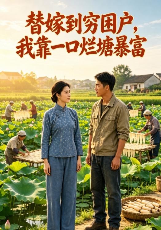替嫁到穷困户，我靠一口烂塘暴富 cover