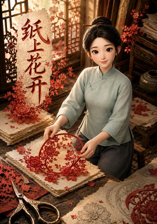 纸上花开 cover