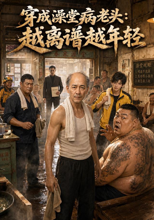 穿成澡堂病老头：越离谱越年轻 cover