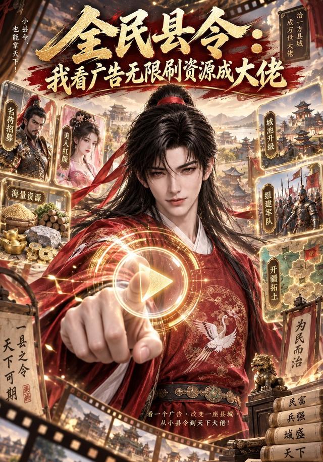 全民县令：我看广告无限刷资源成大佬