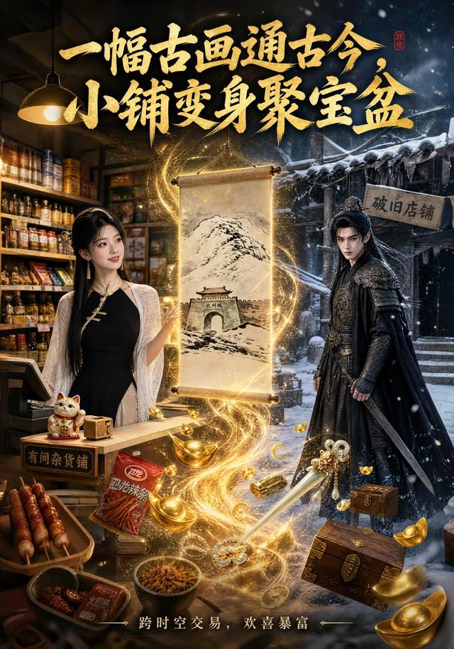 一幅古画通古今，小铺变身聚宝盆