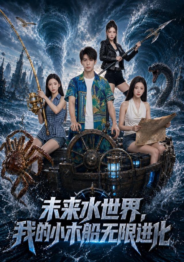 未来水世界，我的小木船无限进化