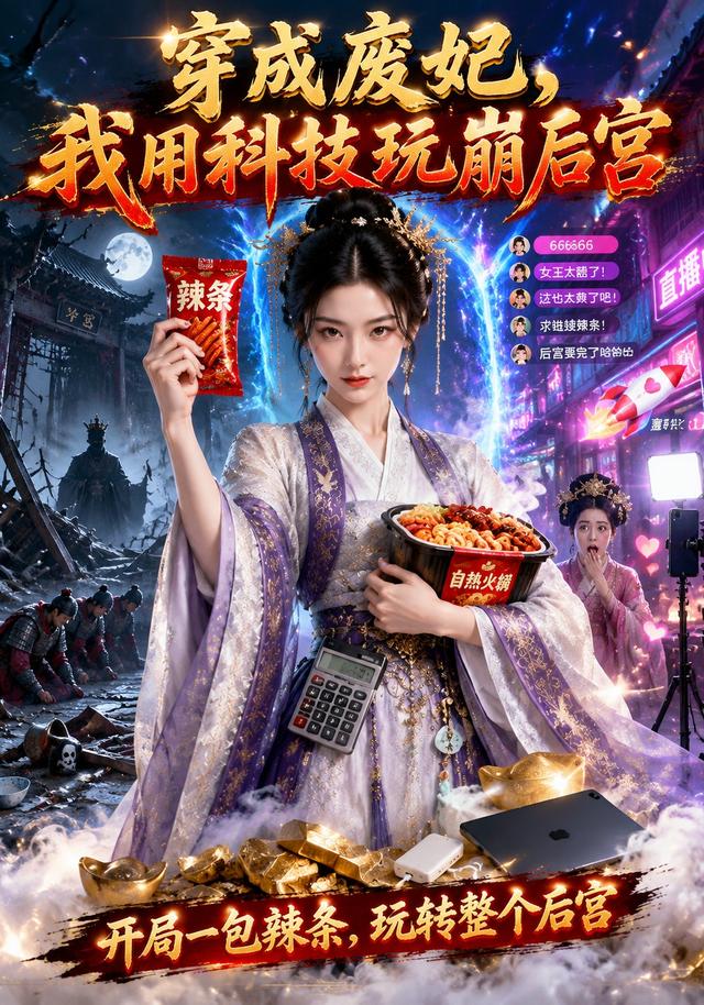 穿成废妃，我用科技玩崩后宫 cover