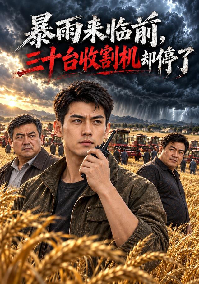 暴雨来临前，三十台收割机却停了 cover