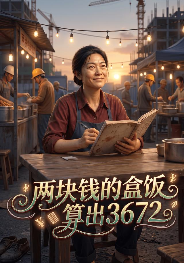 两块钱的盒饭，算出3672 cover