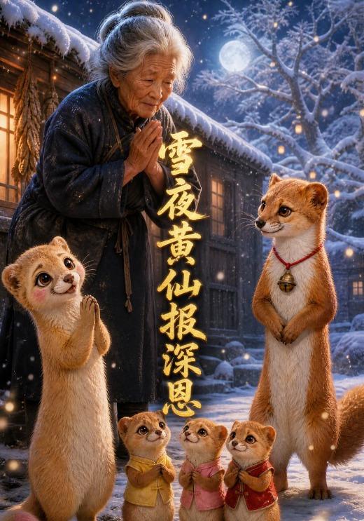 雪夜黄仙报深恩