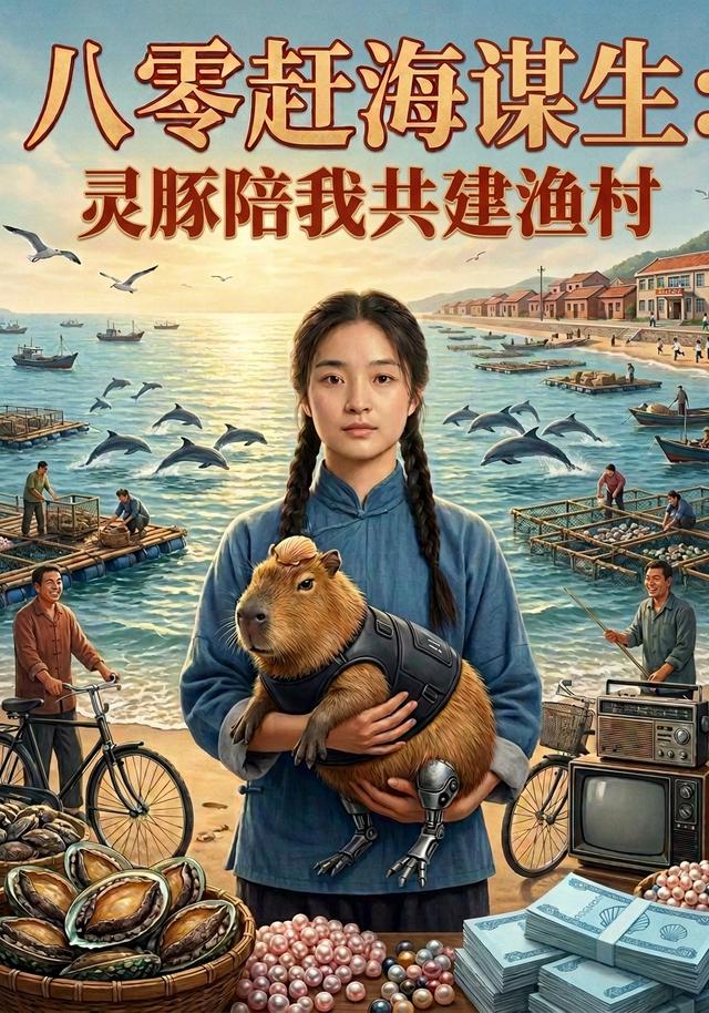 八零赶海谋生：灵豚陪我共建渔村 cover