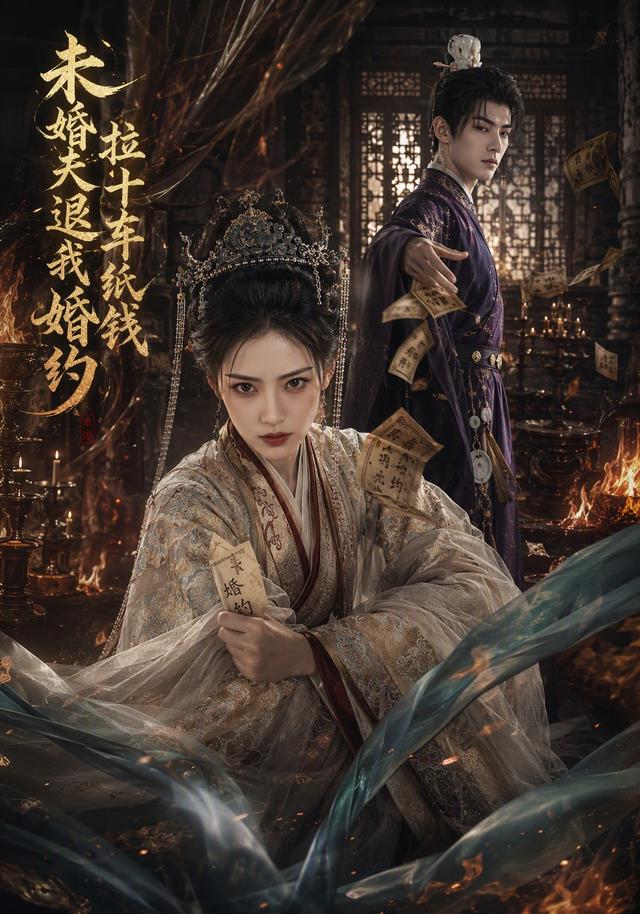 未婚夫拉十车纸钱退我婚约