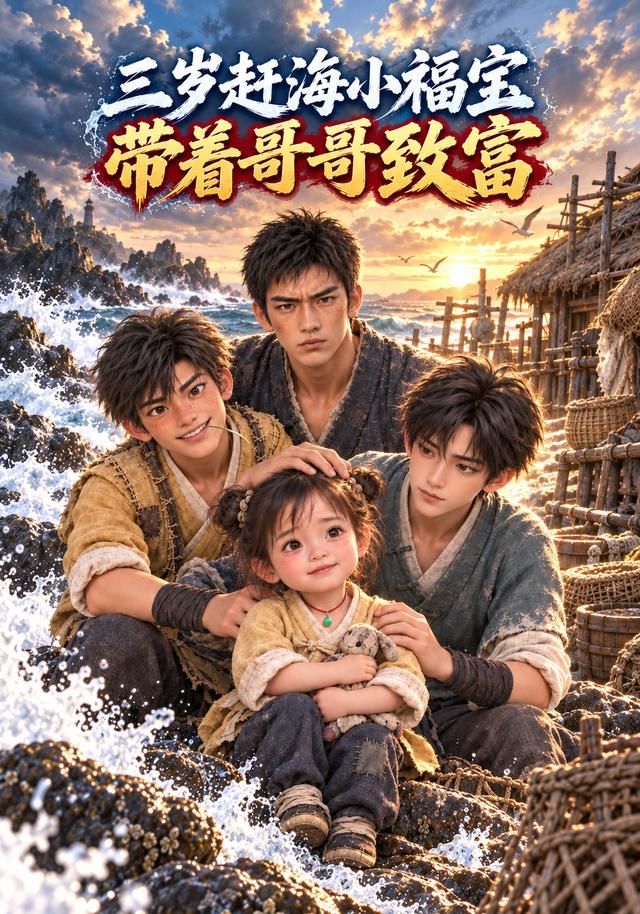三岁赶海小福宝，带着哥哥致富 cover