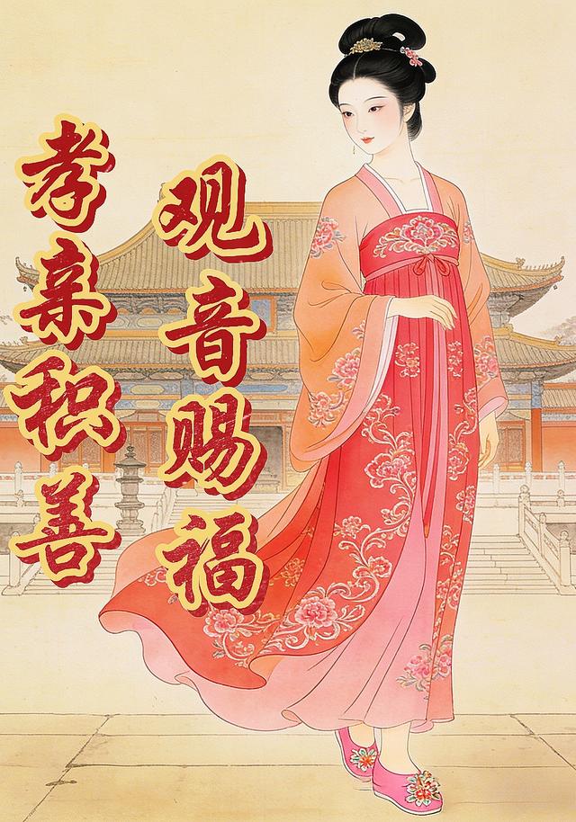 孝亲积善，观音赐福