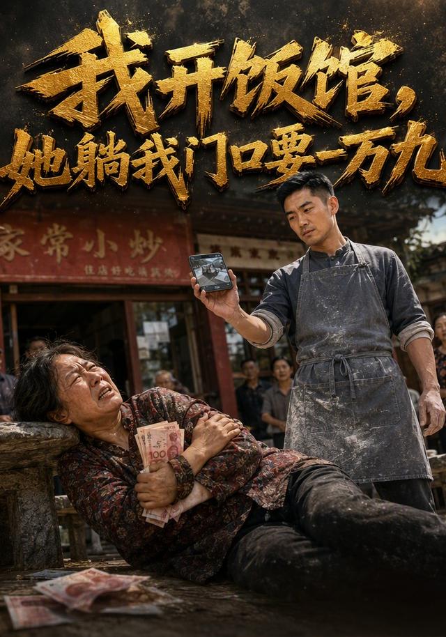 我开饭馆，她躺我门口要一万九 cover