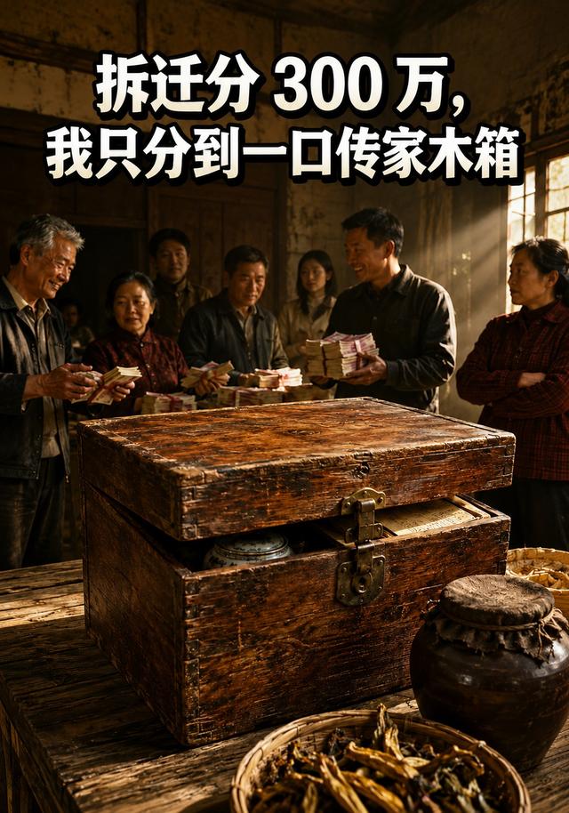 拆迁分300万，我只分到一口传家木箱