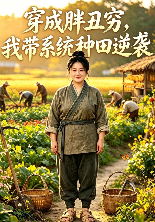 穿成胖丑穷，我带系统种田逆袭 cover