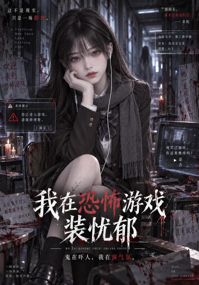 我在恐怖游戏装忧郁