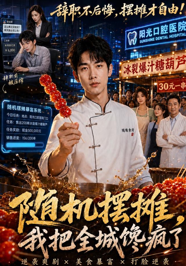随机摆摊，我把全城馋疯了