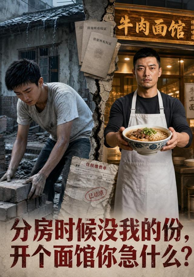 分房时候没我的份，开个面馆你急什么？封面