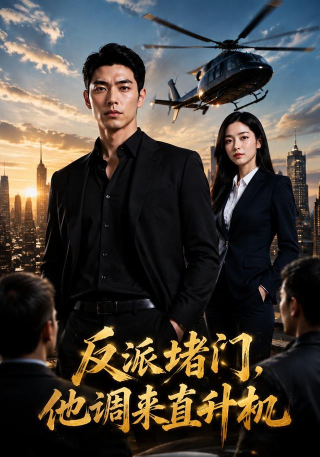 反派堵门，他调来直升机 cover