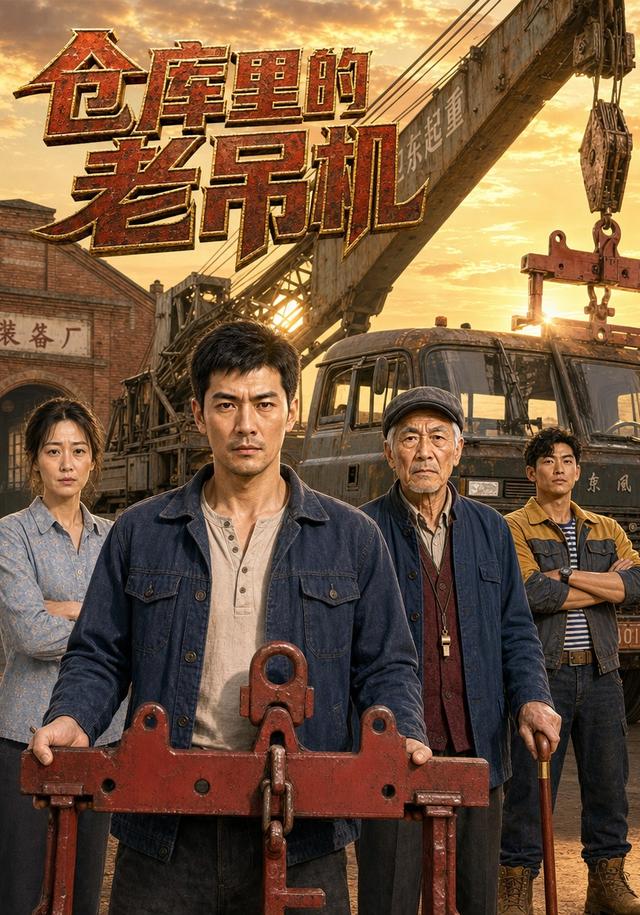 仓库里的老吊机