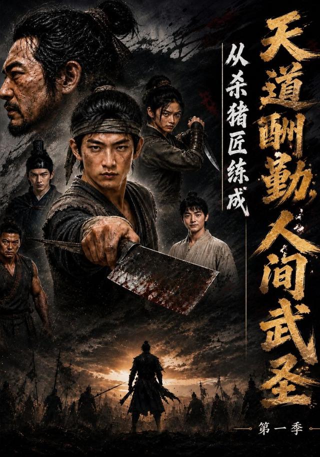 天道酬勤，从杀猪匠练成人间武圣第一季