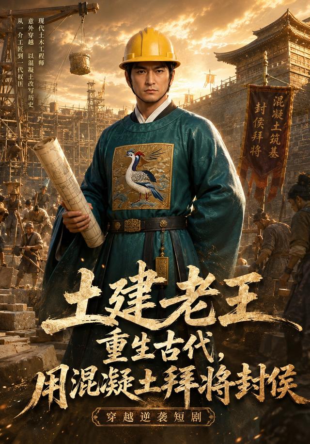 土建老王重生古代，用混凝土拜将封侯 cover