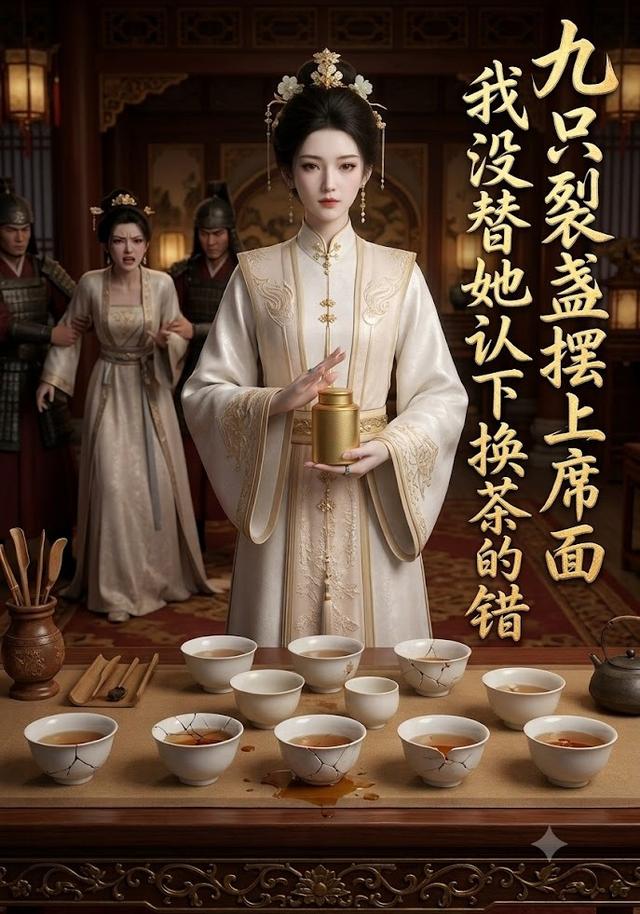 九只裂盏摆上席面，我没替她认下换茶的错 cover