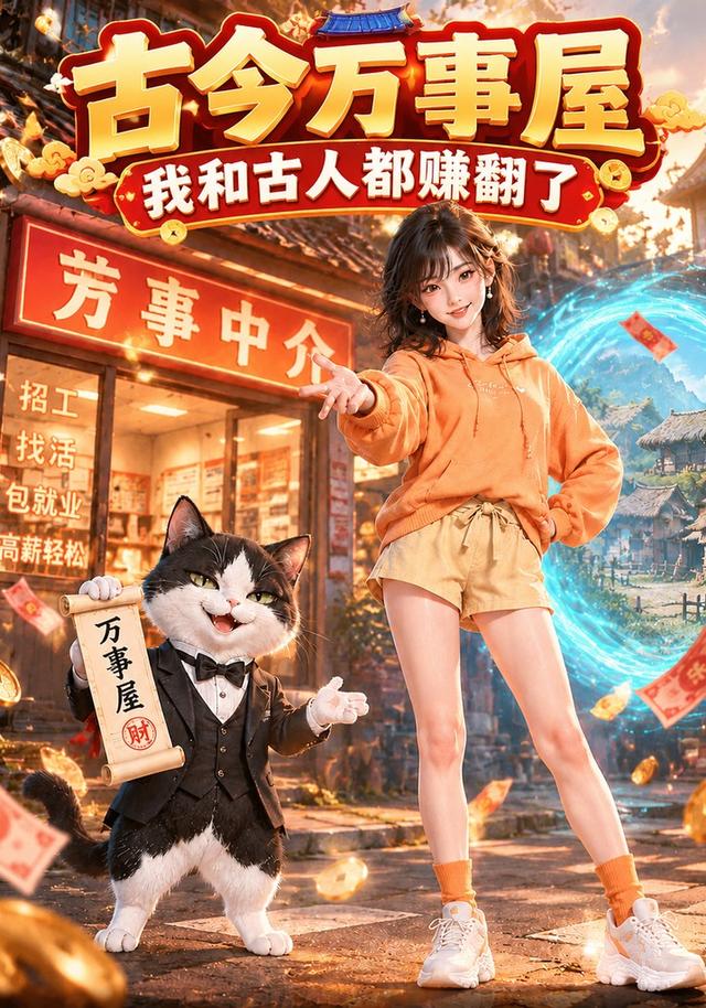 2026年奇幻漫剧《古今万事屋：我和古人都赚翻了（第一季）》
